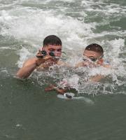 Θεοφάνεια: Αγιάστηκαν τα νερά στο λιμάνι της Αλεξανδρούπολης (video & φωτο)