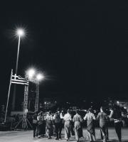 Ενέργεια επι της σκηνής με παραδοσιακά τραγούδια