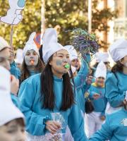 H μαθητική καρναβαλική παρέλαση της Αλεξανδρούπολης μέσα από φωτος