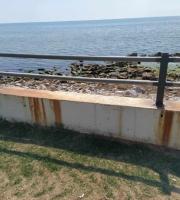 Εικόνα από την παραλιακή λεωφόρο της Αλεξανδρούπολης.