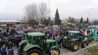 24ωρο κλείσιμο του Τελωνείου των Κήπων από τους αγρότες