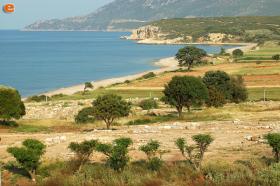 Messimvria'nin arkeoloji alanında.