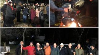 Με σούβλες, χορό & άφθονο κρασί άλλαξε ο χρόνος στη Σαμοθράκη