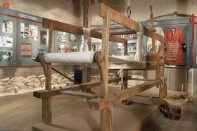 Soufli'nin ipek müzesinde.