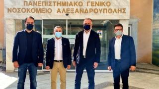 Επισκέφτηκε το ΠΓΝΑ ο Υφυπουργός Εσωτερικών Σταύρος Καλαφάτης