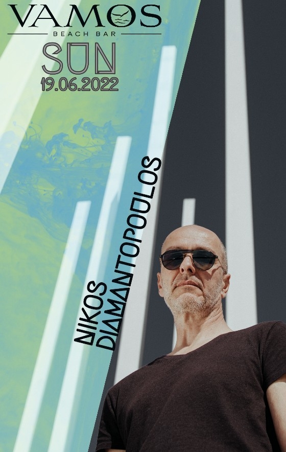 Το "Vamos beach bar" φιλοξενεί τον Dj Νίκο Διαμαντόπουλο!