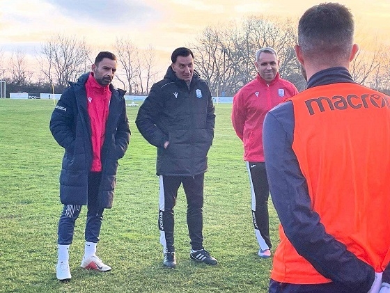 Πρώτη προπόνηση για τον Κώστα Φραντζέσκο στην Αλεξανδρούπολη.