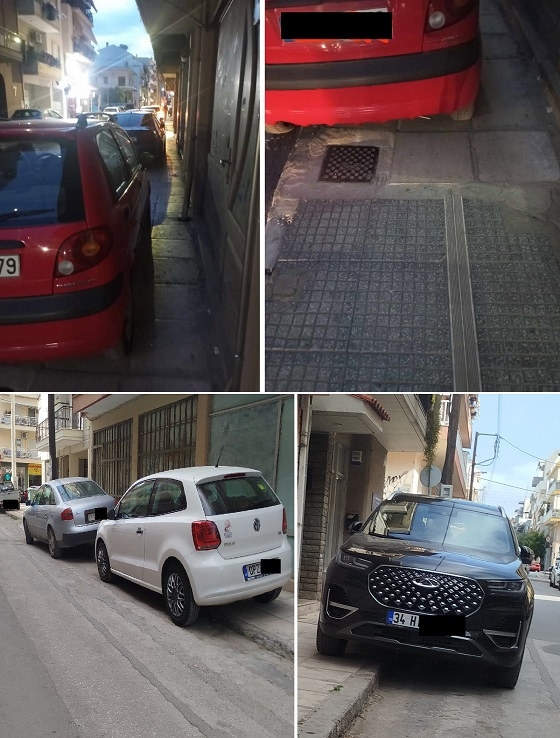 Η κατάσταση με τα παράνομα παρκαρίσματα στην Αλεξανδρούπολη, γίνεται όλο και χειρότερη.