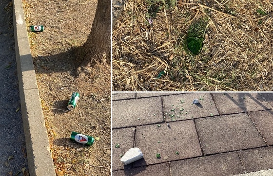 Πάλι καταστροφές σε παιδική χαρά της Αλεξανδρούπολης.