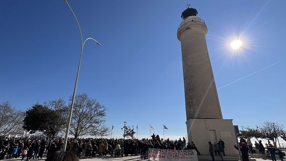Συγκέντρωση και στην Αλεξανδρούπολη, για την τραγωδία των Τεμπών.
