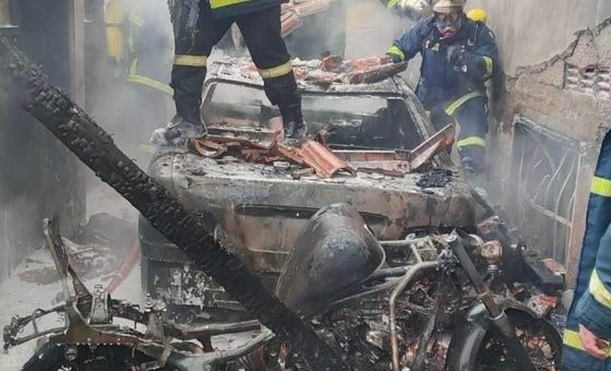 Φωτιά με σοβαρές υλικές ζημιές σε διώροφη κατοικία στον Απαλό Αλεξανδρούπολης (φωτο)