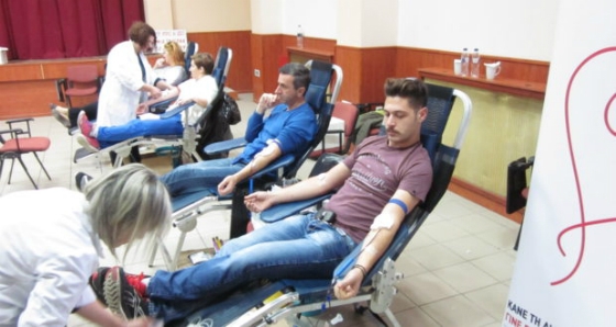 Εθελοντική αιμοδοσία και συλλογή δείγματος μυελού των οστών που πραγματοποίηθηκαν στις Φέρες