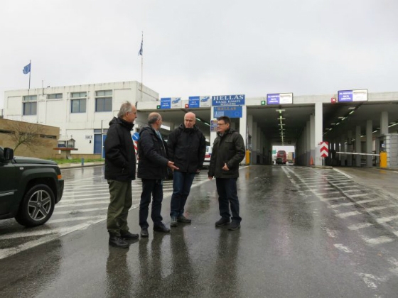 Επίσκεψη του Περιφερειάρχη ΑΜΘ στο Τελωνείο των Κήπων και στα έργα αντιπλημμυρικής προστασίας της ΠΕ Έβρου