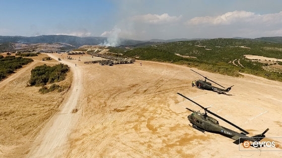 Βολές πυροβολικού με πραγματικά πυρά θα εκτελεστούν στον "Αετό"
