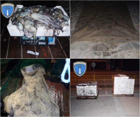 Εξακόσια πέντε κιλά και πεντακόσια γραμμάρια αλιευμάτων εντοπίστηκαν και κατασχέθηκαν από τα στελέχη του Κεντρικού Λιμεναρχείου Αλεξανδρούπολης