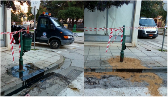 Αλεξανδρούπολη: Ασυνείδητος έριξε λάδια αυτοκινήτου σε επίστυλο κάδο και χύθηκαν στο δρόμο