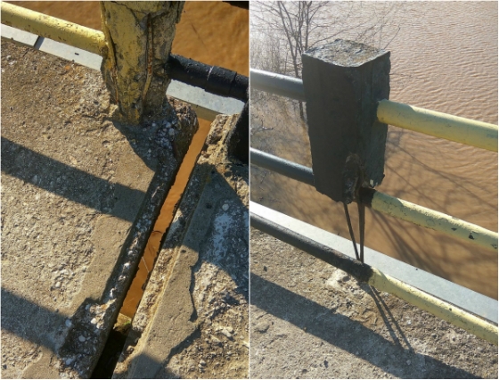 Σε άθλια κατάσταση η γέφυρα στην είσοδο του Διδυμοτείχου (φωτο)