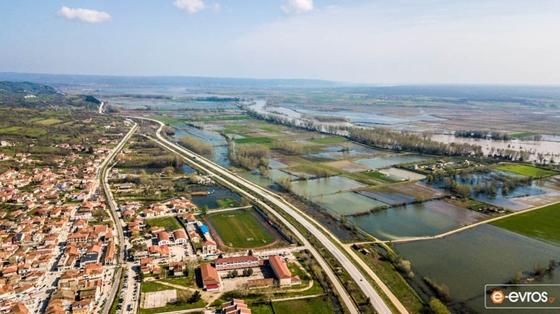 Στιγμιότυπο από την περιοχή του Σουφλίου την 29/3/2018