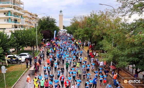 Η έναρξη του αγώνα των 5χλμ