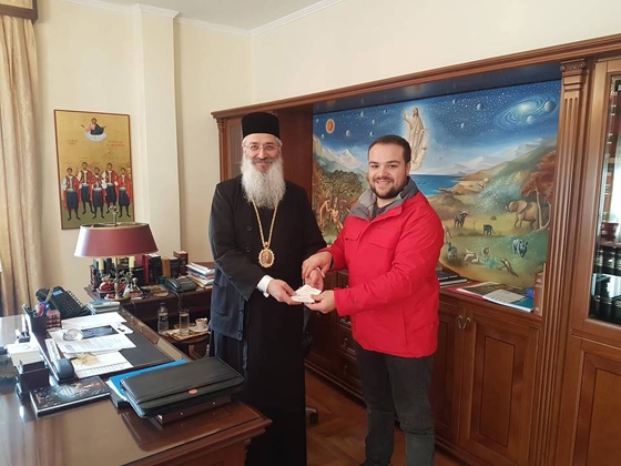 O Μητροπολίτης Άνθιμος & ο Γιώργος Κουρτίδης