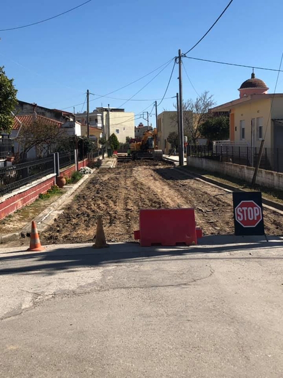 Το σημείο των εργασιών