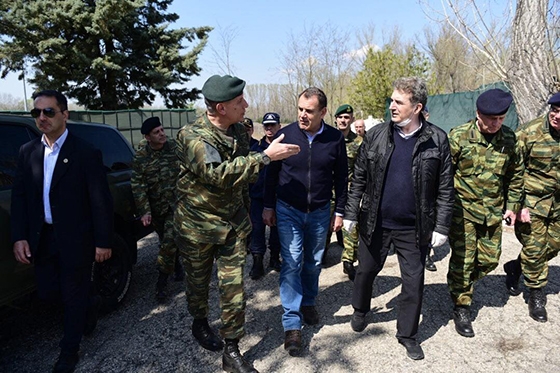 Στιγμιότυπο από την επίσκεψη στο "Φυλάκιο 1", στις Καστανιές