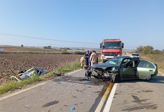 Στιγμιότυπο από το σημείο του τροχαίου