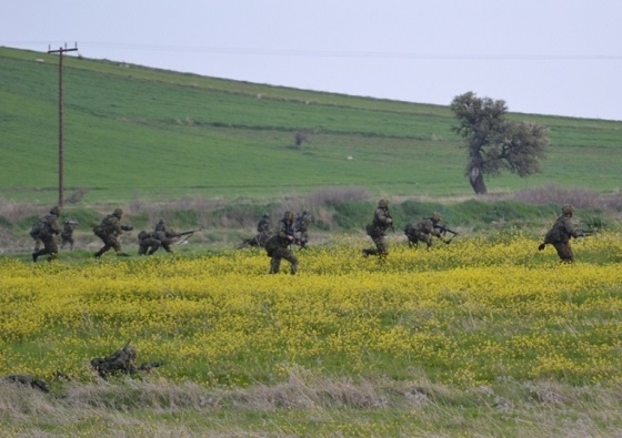 Φωτογραφία από παλαιότερη στρατιωτική άσκηση στη Σαμοθράκη.