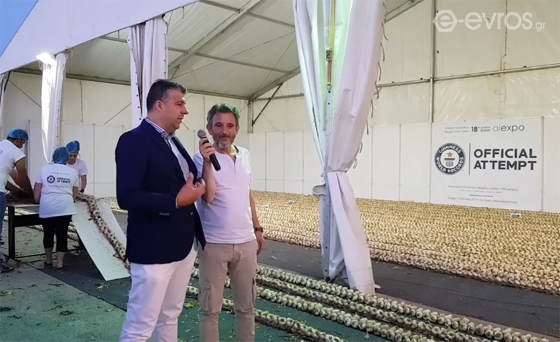 Evros sarımsak rekoru kırdı! Guiness Rekorlar Kitabı’na girdiler