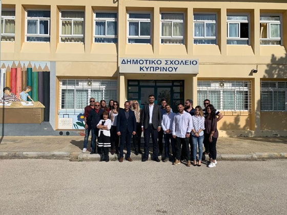 ΟΝΝΕΔ: Πρώτος σταθμός για «το σχολείο που θες» το δημοτικό σχολείο Κυπρίνου(φωτο)