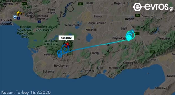 Τουρκικά μη επανδρωμένα αεροσκάφη κάνουν περιπολίες & μεταφέρουν πληροφορίες από τα σύνορα 