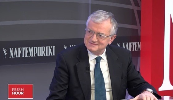 Ο κ. Γεροντόπουλος βρέθηκε στο στούντιο της εκπομπής "Rush Hour" της Ναυτεμπορικής