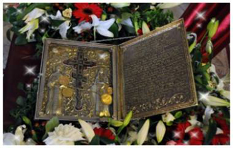 Θα τεθεί σε προσκύνημα για δύο εβδομάδες.