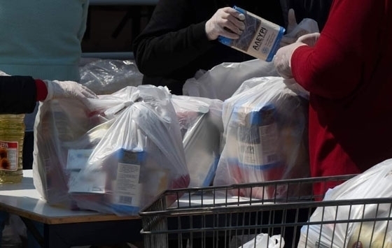 Διανομή προϊόντων ΤΕΒΑ από το Πολυκοινωνικό του Δήμου Αλεξανδρούπολης