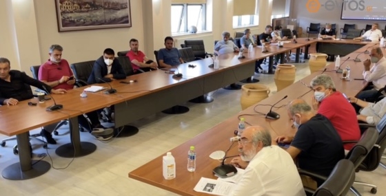 Στιγμιότυπο από τη συνεδρίαση.