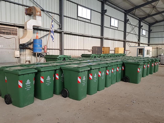 173 νέοι κάδοι απορριμμάτων τοποθετήθηκαν στο δήμο Σουφλίου