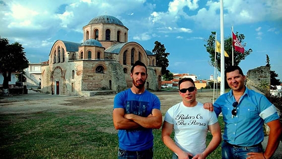 Αριστερά ο Δημήτρης Τεκτονίδης, στη μέση ο Βαγγέλης Δροσάκης και δεξιά ο Μιχάλης Ηλιάσκος