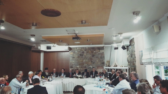 Στιγμιότυπο από την συνεδρίαση του Διαδημοτικού Συμβουλίου στη Σαμοθράκη