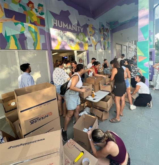 Aποστολή ειδών έκτακτης ανάγκης στην Αλεξανδρούπολη από το Humanity Greece