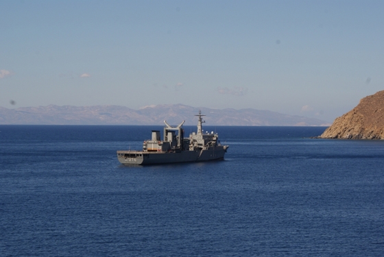 Αυτό είναι το πλοίο "Προμηθευς"  θα καταπλεύσει στο λιμάνι της Σαμοθράκης.