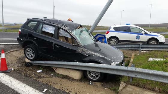 Το εκτροχιασμένο όχημα