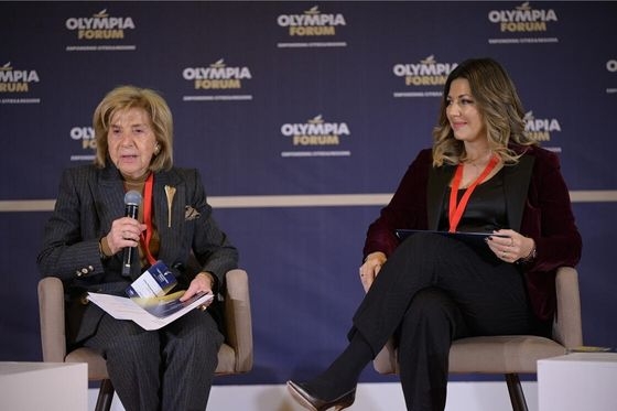 H Λίτσα Παναγιωτοπούλο και η Σοφία Ζαχαράκη στο 1st East Macedonia Thrace Forum