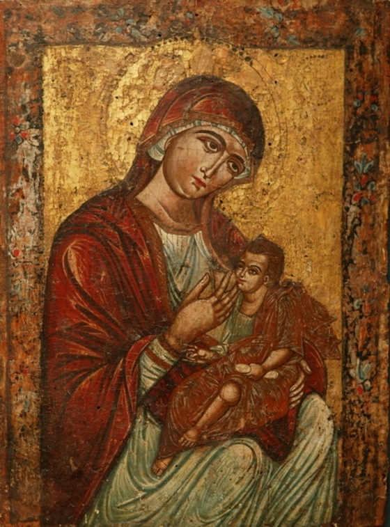 Η εικόνα της Παναγίας Γαλακτοτροφούσας τίθεται σε προσκύνημα στον Ι.Ν. Αγίου Νεκταρίου Αλεξανδρουπόλεως