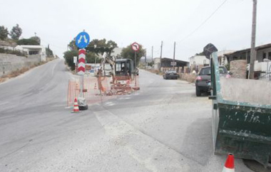 Έκπτωτη κηρύχθηκε η ανάδοχος εργοληπτική εταιρεία.
