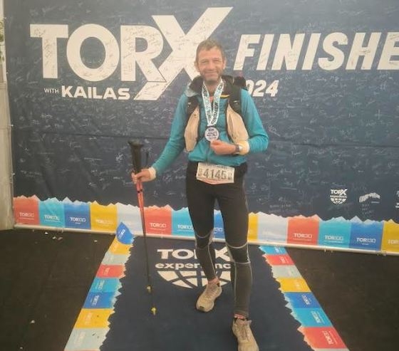 Όχι μόνο ήταν ο μόνος Έλληνας που έλαβε μέρος αλλά και τερμάτισε με επιτυχία.