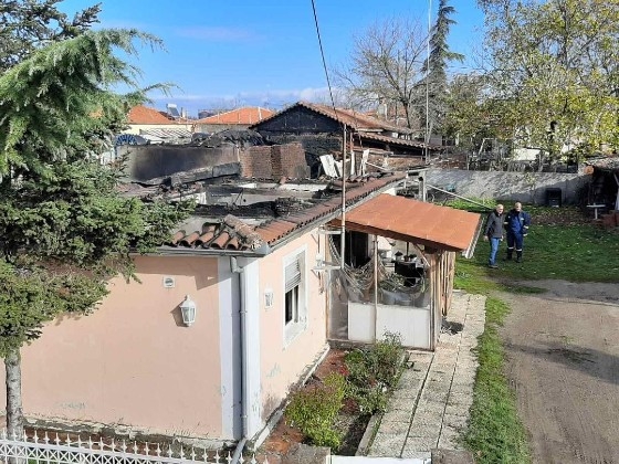 Αυτή είναι η εικόνα μετά την εκδήλωση της φωτιάς.