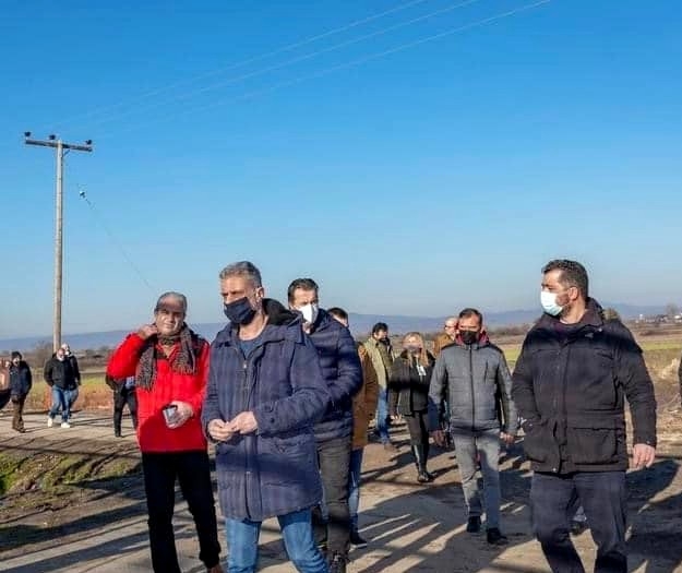 Στιγμιότυπο από το αίτημα προς τον Διοικητή της δομής του ΚΥΤ να παύσουν οι εργασίες.