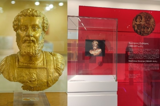 Επιστρέφει στο Βυζαντινό Μουσείο Διδυμοτείχου η χρυσή προτομή του Σεπτίμιου Σεβήρου