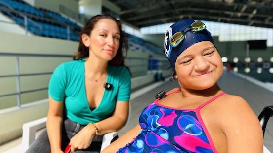 Η Αρετή Σπυρίδου μίλησε στη Σοφία Καλονιάτη για τη συμμετοχή της στους Παραολυμπιακούς Αγώνες.