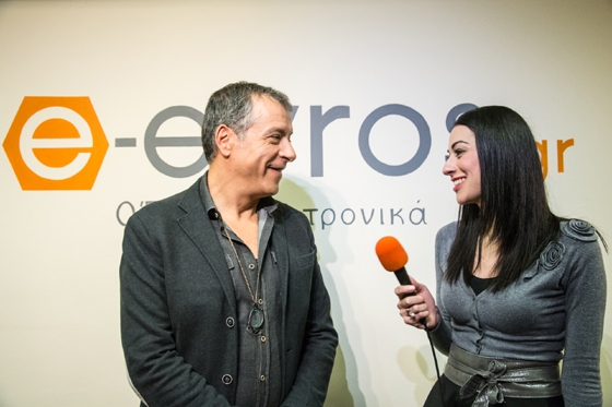 Στιγμιότυπο από την συνέντευξη με τον κ. Σταύρο Θεοδωράκη στο e-evros.gr